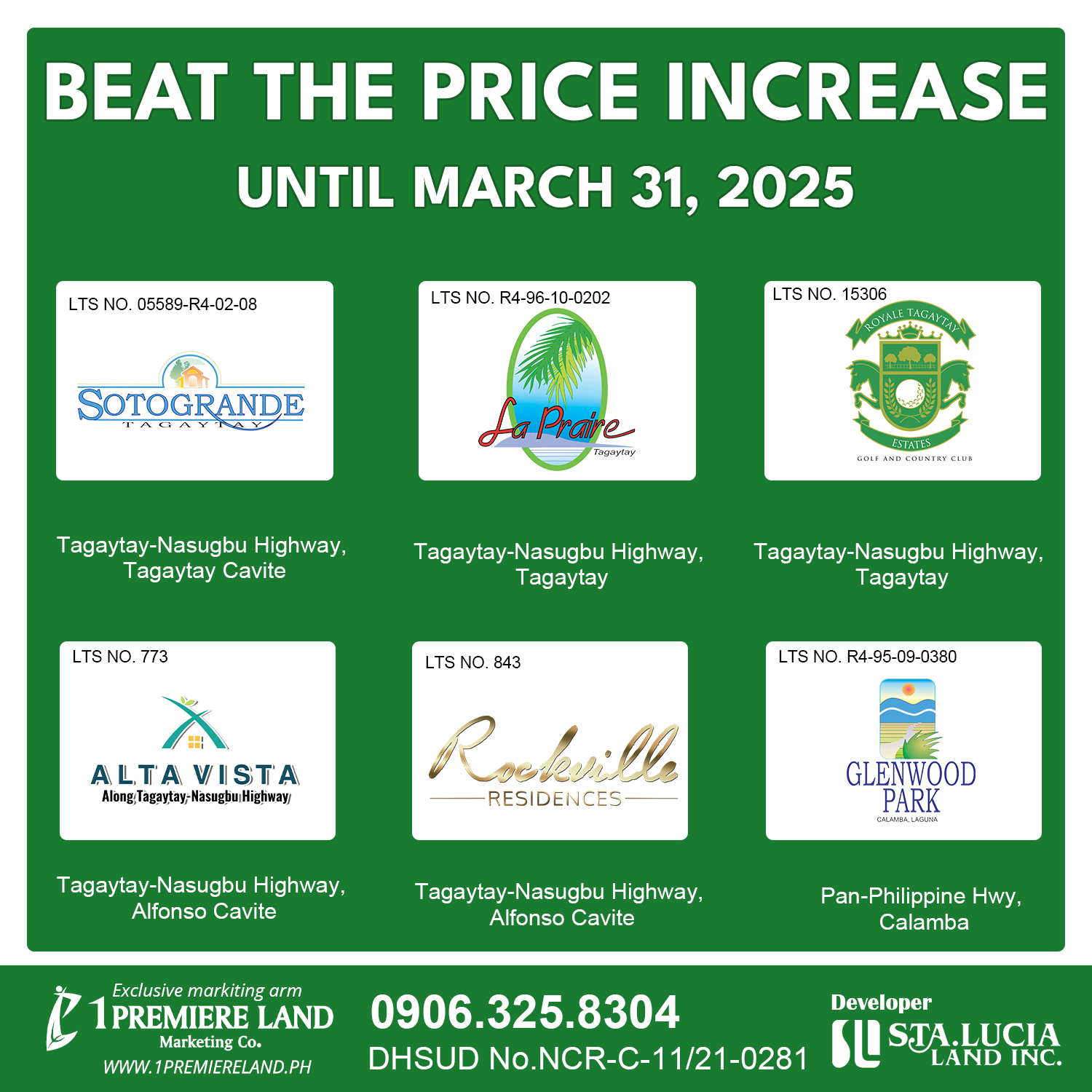 Cavite and laguna