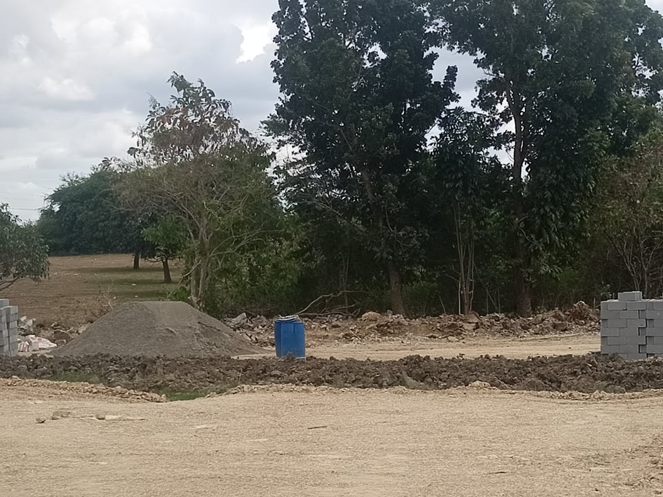 Ongoing construction of Perimeter Fence at Centro Verde Bayambang Pangasinan